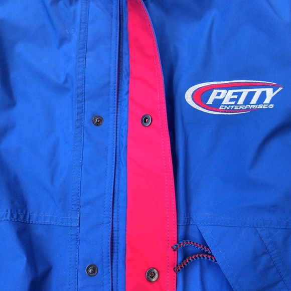 Vintage Gore-Tex NASCAR Petty Enterprises Red White Blue Jacket Mens Siz… - Picture 3 of 8